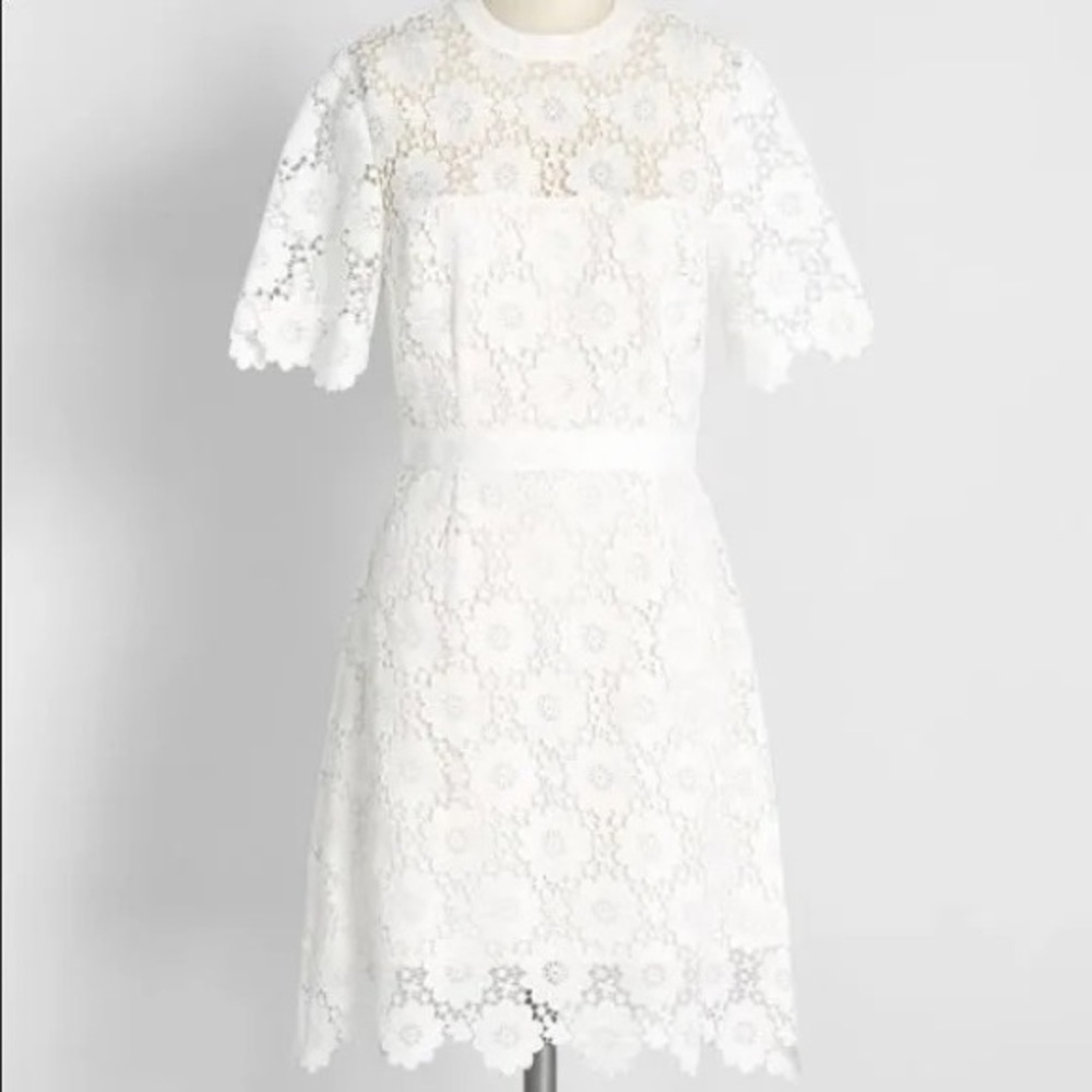 ModCloth delicate lace mini dress